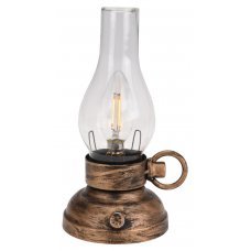 Χριστουγεννιάτικο Διακοσμητικό Φανάρι με Ρυθμιζόμενο LED (20cm)